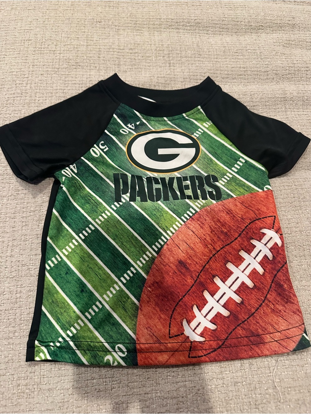 NFL Green Bay Packers Kids Short Sleeve Tee in Green Size 12M